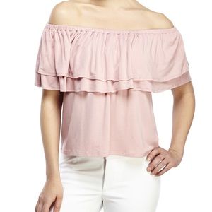 Rebecca Minkoff Basmati Off-the-shoulder Top